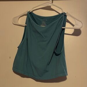 Free People Aqua Sleeveless Top